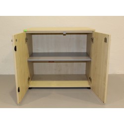  Atril de madera de arce con estante en acabado de mancha de  nuez, 43 pulgadas : Productos de Oficina